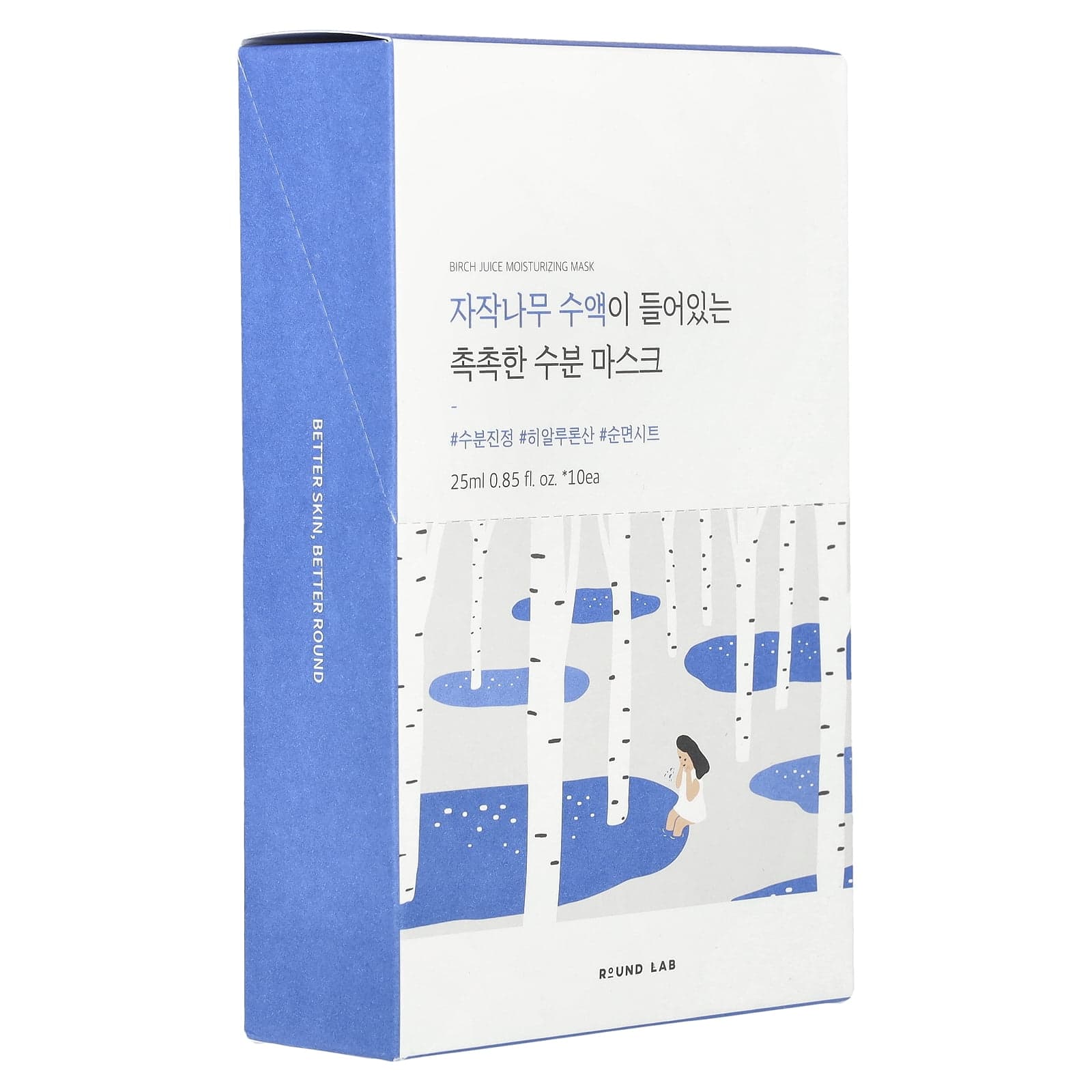 ROUND LAB — Birch Juice Moisturizing Mask Sheet 25ml ( PACK DE 10 UNITES )