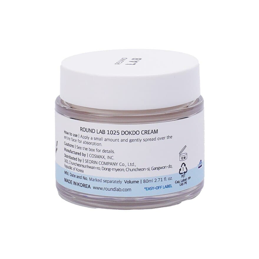 ROUND LAB — 1025 Dokdo Cream 80 Ml